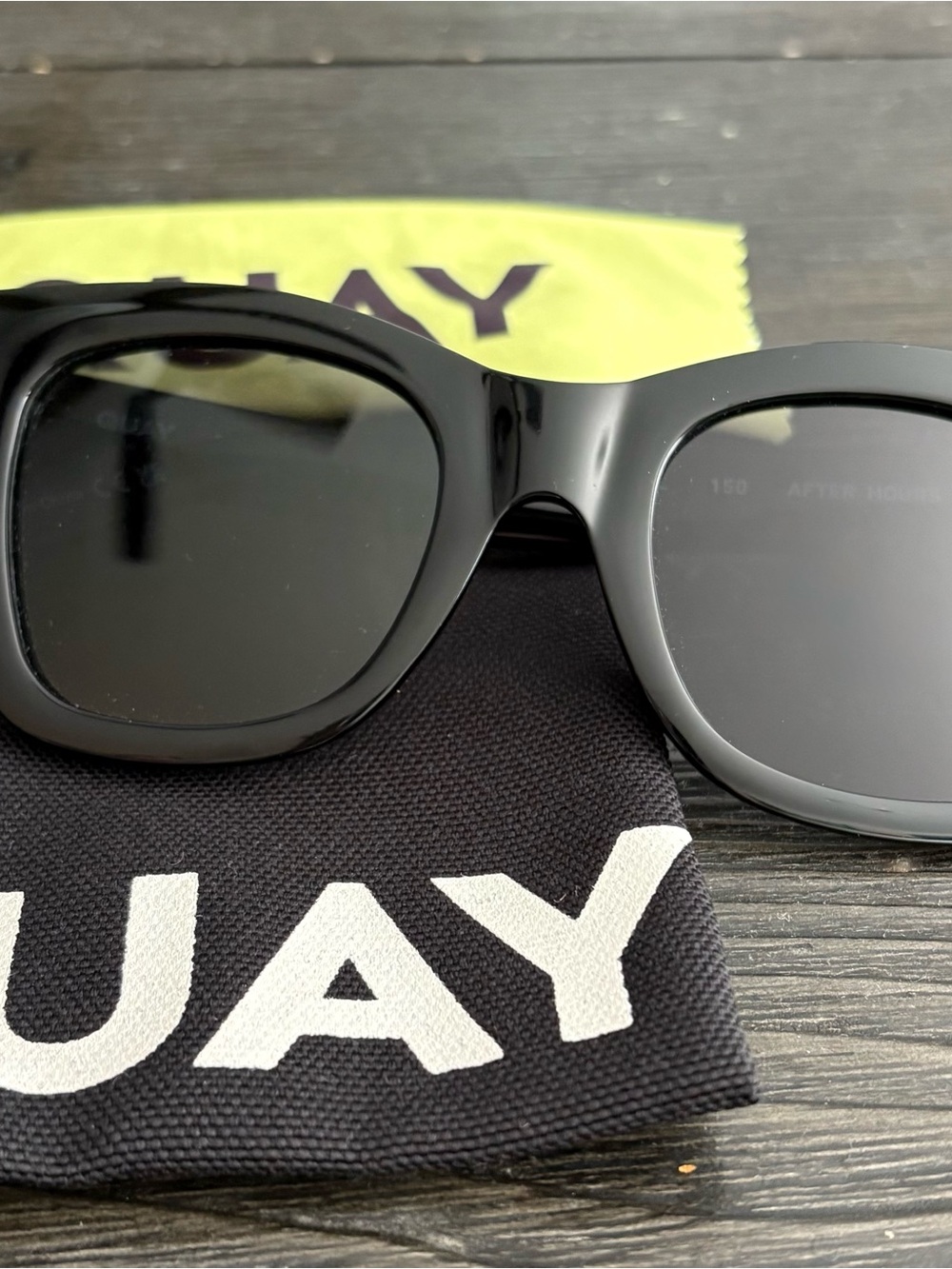 Quay Australia After Hours Polarized Sunglasses - Black